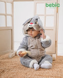 gray bunny Romper