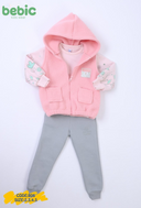 The Cozy Floral Vest Set