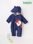 Double-face navy fox Romper