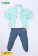 Chic Pastel Jacket Set