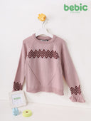 Chevron Ruffle Sweater.