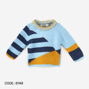 Sky Patchwork Sweater