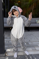 Cute Elephant Fleece Onesie