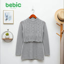 Fringed Cable Knit Tunic.