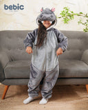 Hippo Fleece Onesie