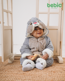 gray bunny Romper