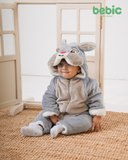gray bunny Romper