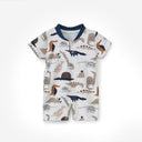Dinosaur Print Baby Romper