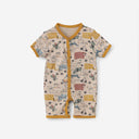 Bebic Playful Pups romper for children, featuring colorful puppy patterns and soft fabric, perfect for casual wear.