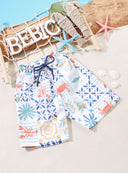 Boys Tropical Beach Swim Shorts