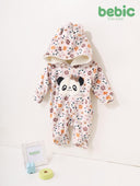 Floral Panda Lined Snowsuit