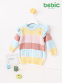 Pastel Floral Frill Sweater