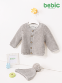 Ribbed Knit Button-Up Cardigan