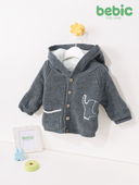 Elephant Knit Hoodie Cardigan