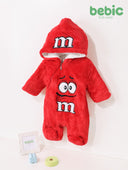 Red Candy Character Fleece Jumpsuit
