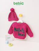 Fuchsia Knitted Sherpa Set