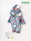 Floral Sherpa Puffer Jacket