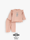 Florie Ribbed Ruffle Set - Bebic