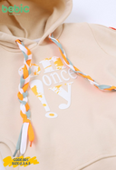 The Colorful Button Hoodie Set