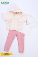 Pastel Ribbed Jacket Set