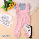 Zebra Stripe Romper Set