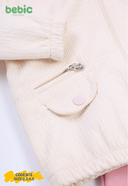 Pastel Ribbed Jacket Set