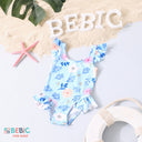Floral Ruffle Swimsuit