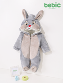 gray bunny Romper