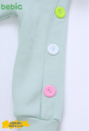 The Colorful Button Hoodie Set