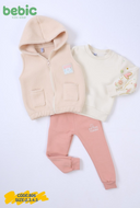 The Cozy Floral Vest Set