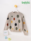 Polka Dot Earth Tone Knit
