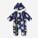 Bebic Space Explorer Bear Bunting in soft fabric, featuring a cute bear design with space-themed details, perfect for infants' clothing.