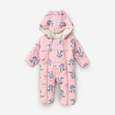BEBIC Reversible Quilted Raccoon Snowsuit