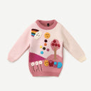 Whimsical Garden Knit Sweater