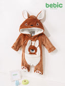 Bebic Jumpy Kangaroo bunting clothing with playful kangaroo design, soft fabric, and bright colors for babies and toddlers.