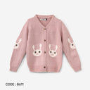 Playful Bunny Knit Cardigan