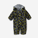 BEBIC Batman Superhero winter snowsuit for kids, featuring a Batman design with hood and cozy insulation for cold weather.