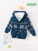 Snowflake Lined Knit Cardigan