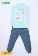 Chic Pastel Jacket Set