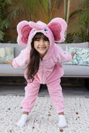 pink elephant romper