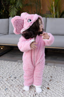 pink elephant romper