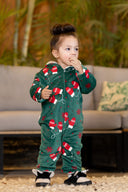 Holiday Mittens Velour Bunting