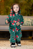 Holiday Mittens Velour Bunting