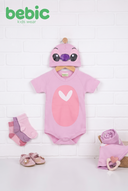 Angel Stitch Pink Bodysuit Set