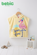 Sun Fun Flamingo Hooded Towel