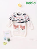 Bebic Foxy Fair Isle sweater set featuring a cozy knitted sweater and matching pants in vibrant fair isle pattern.