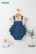 "Denim Ditsy Floral Set"