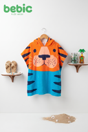 Tiger Kids Hooded Poncho Towel