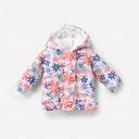 Floral Sherpa Puffer Jacket