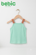 Mint Tribal Strap Top
